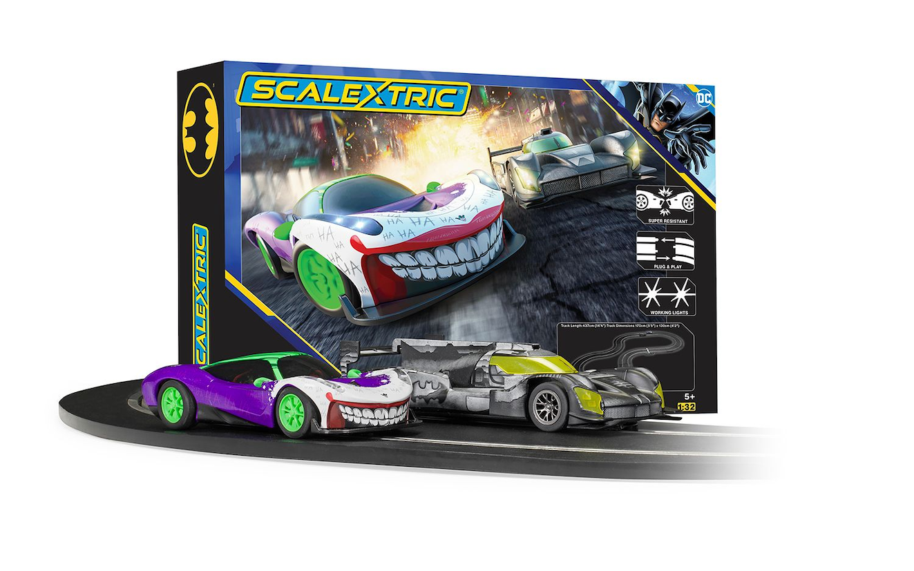 Scalextric 1:32 Batman vs the Joker Battle of Arkham set C1438