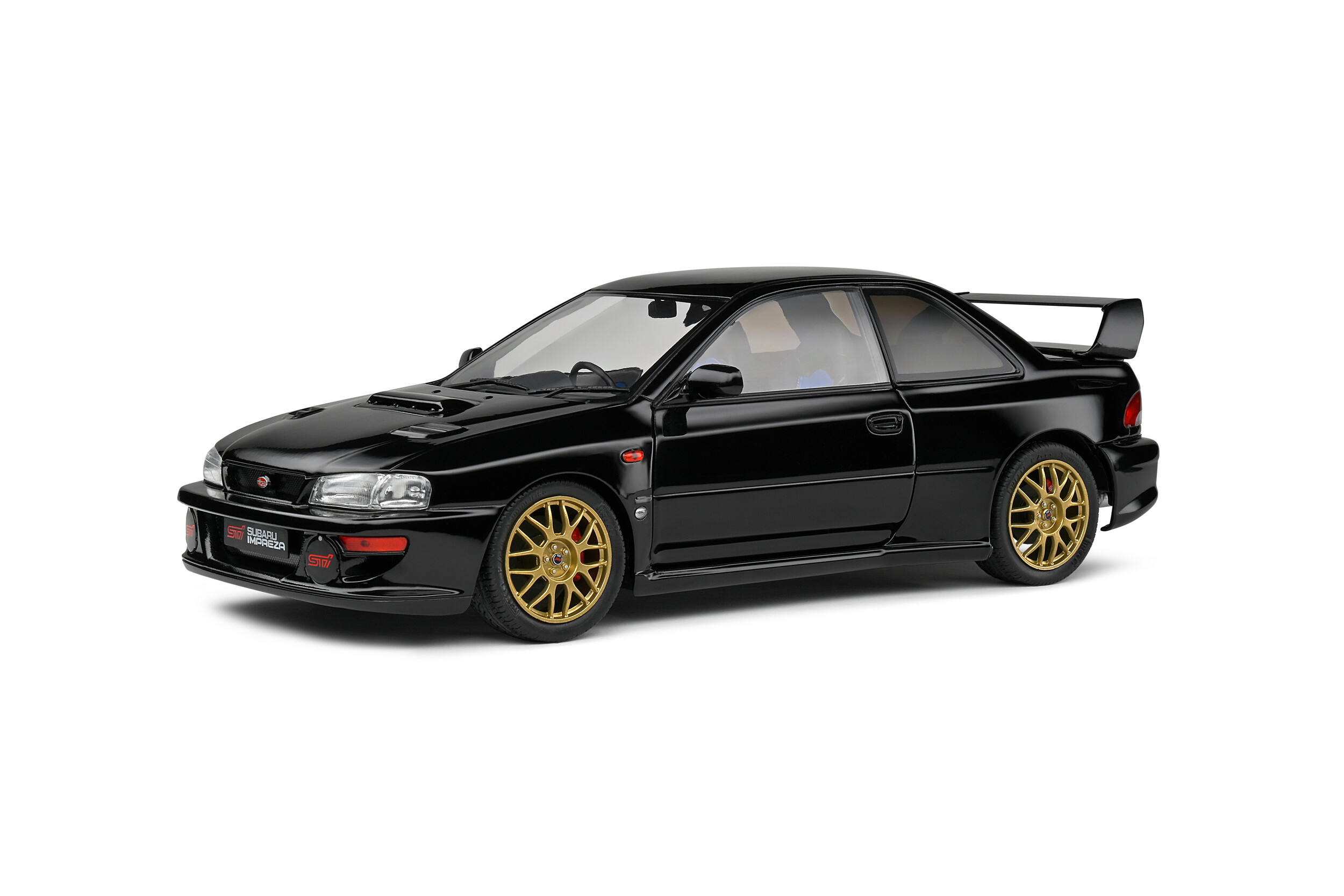 Solido 1:18 1998 Subaru Imprez 22B Black