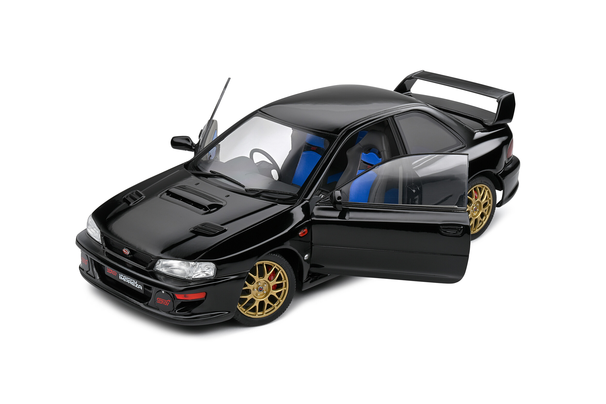 Solido 1:18 1998 Subaru Imprez 22B Black