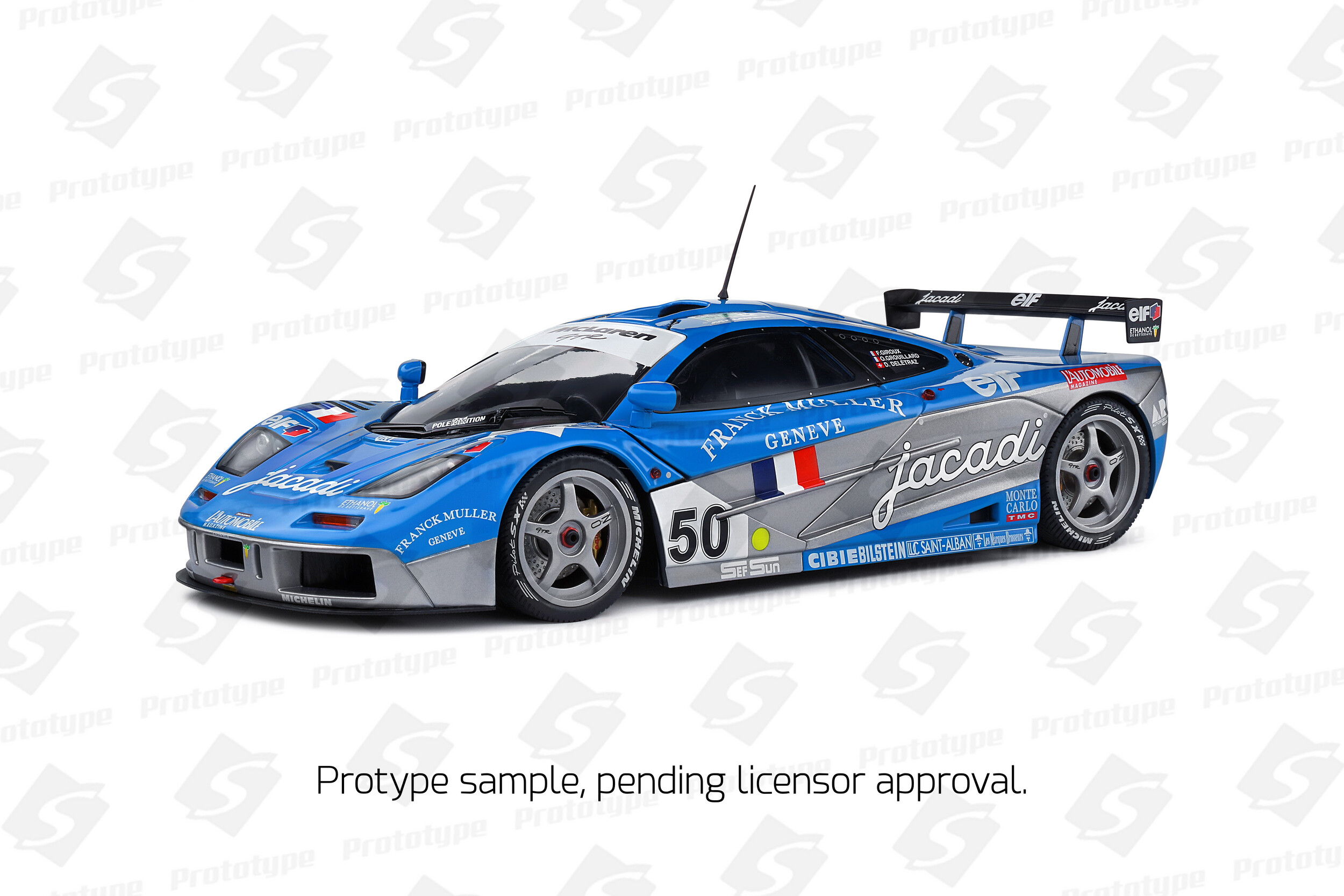 Solido 1:18 1995 McLaren F1 GTR Short Tail #50 "Girous/Grouillard/Deletraz" 24HLeMans 1995