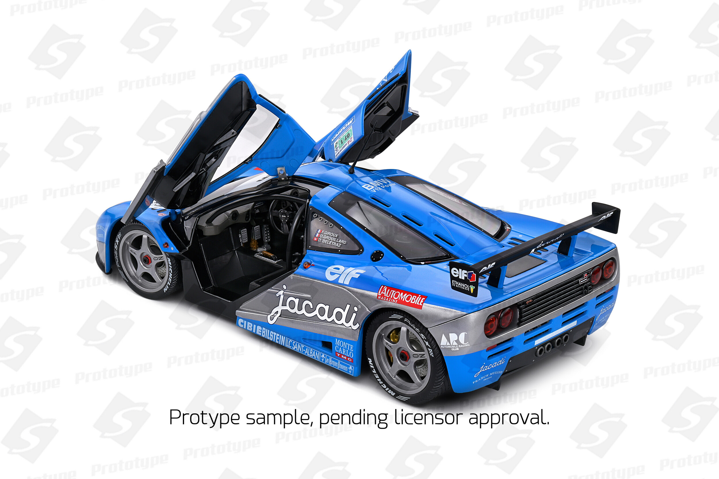 Solido 1:18 1995 McLaren F1 GTR Short Tail #50 "Girous/Grouillard/Deletraz" 24HLeMans 1995