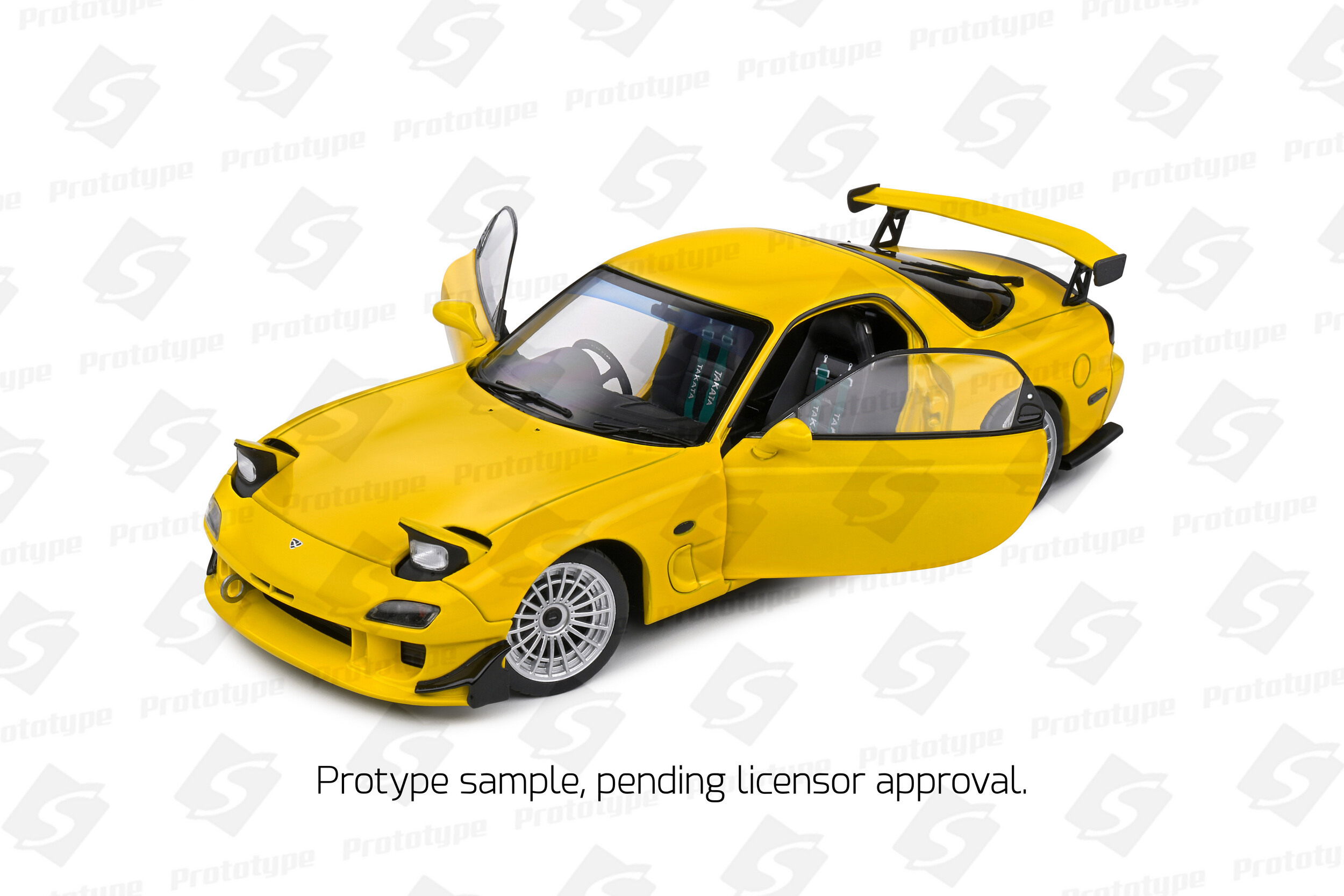 Solido 1:18 1999 Mazda RX7 FD RS Streetfighter Yellow