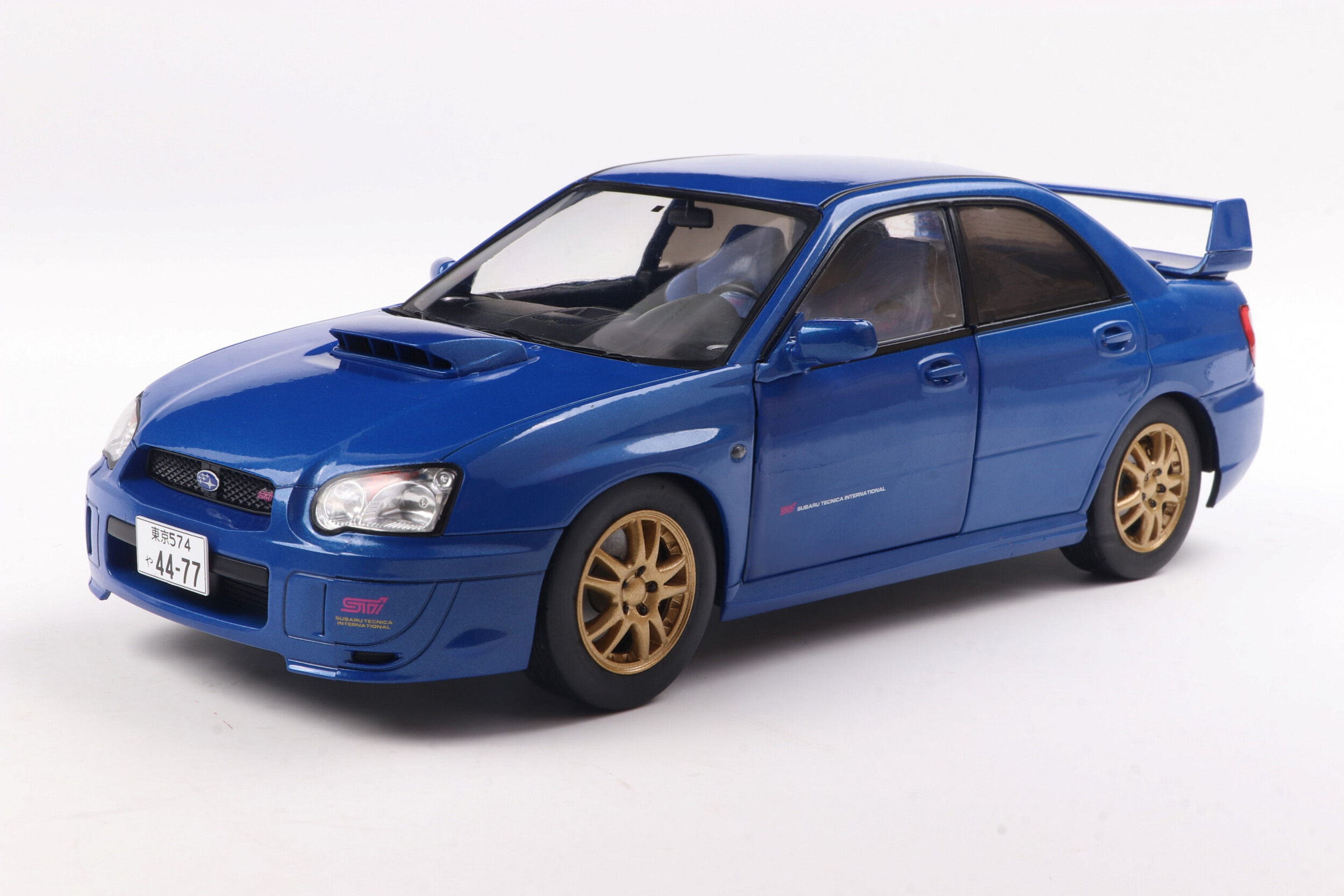 Solido 1:18 2003 Subaru Impreza WRX Sti Sonic Blue