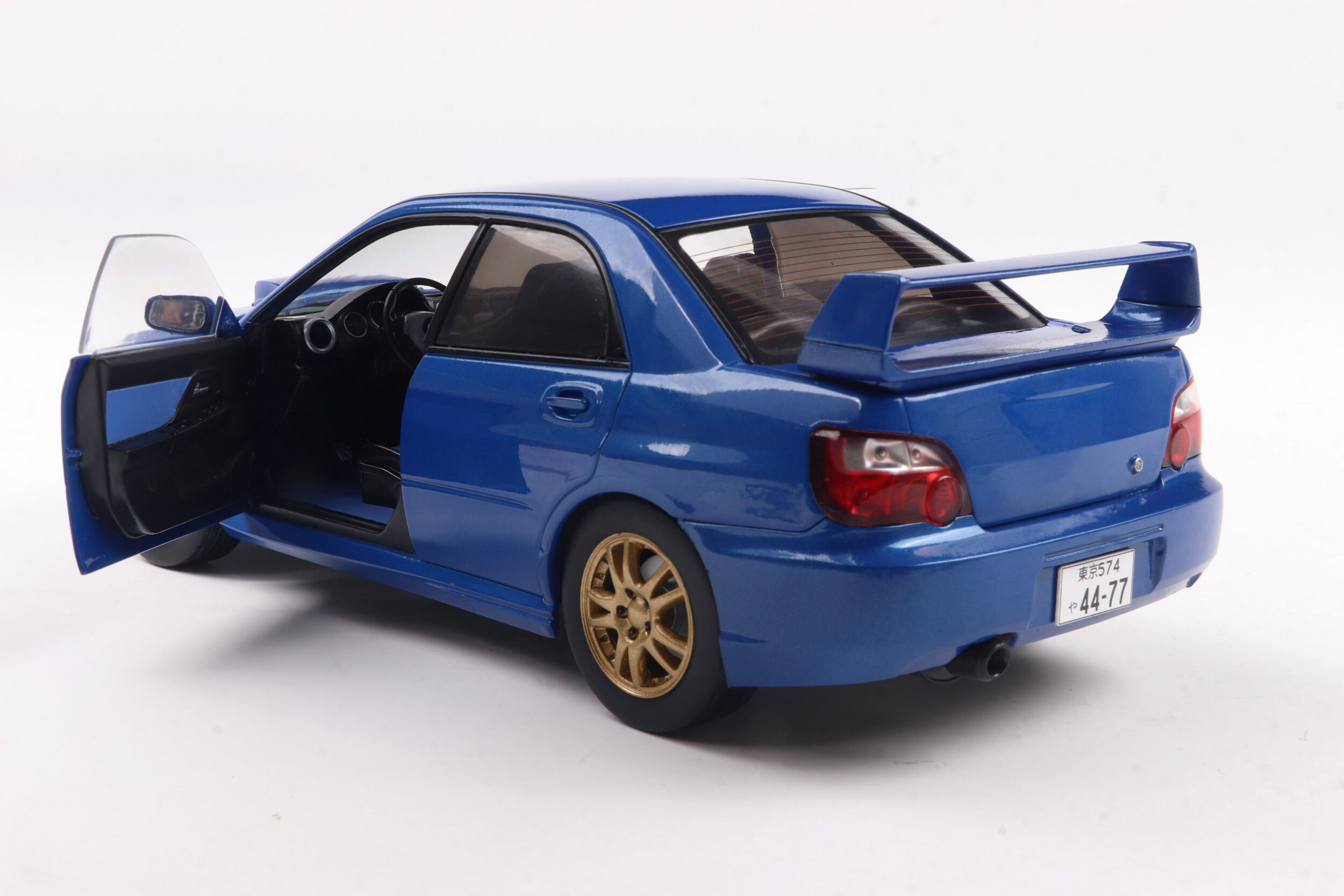 Solido 1:18 2003 Subaru Impreza WRX Sti Sonic Blue