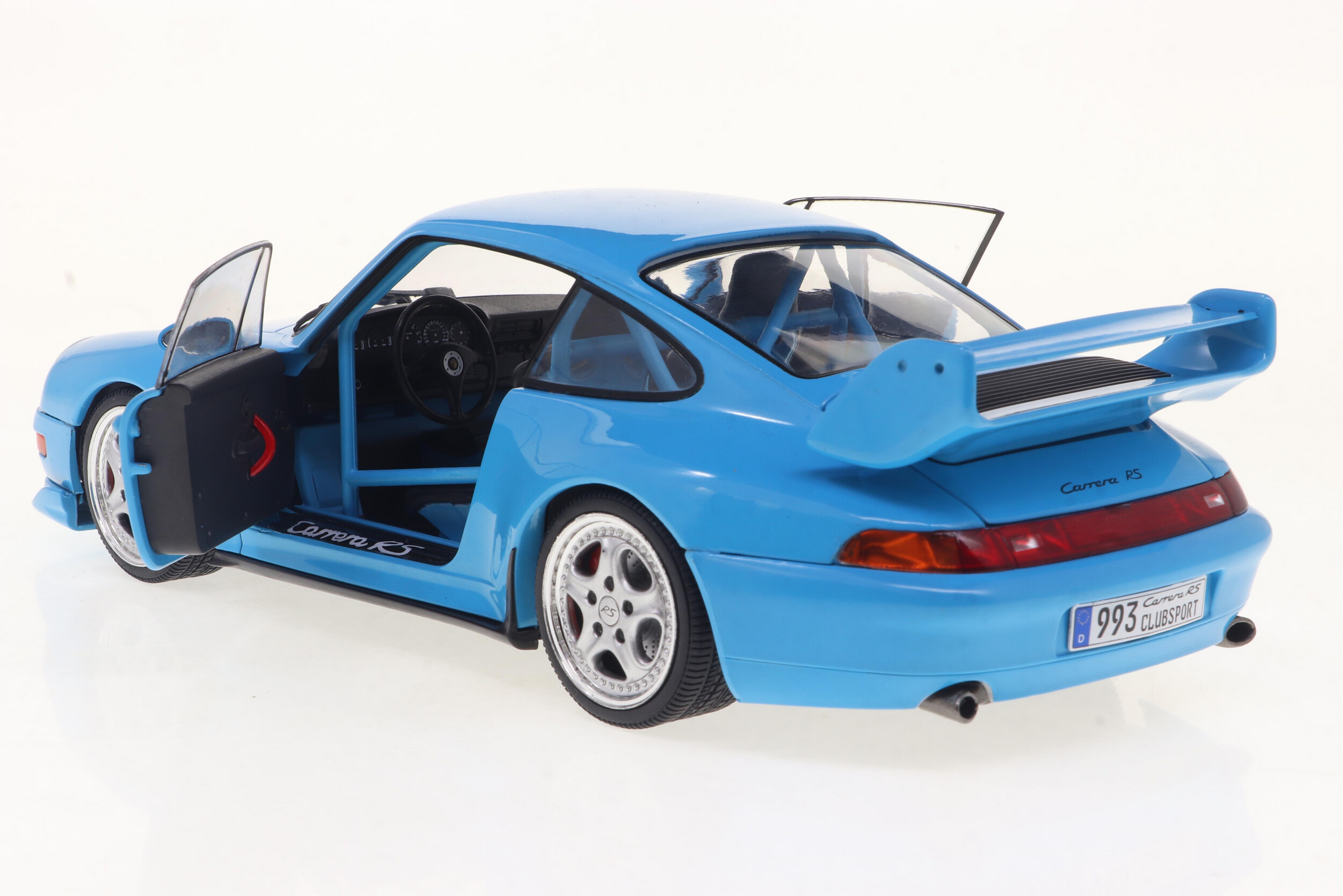 Solido 1:18 1997 Porsche 911 (993) Clubsport Rivera Blue