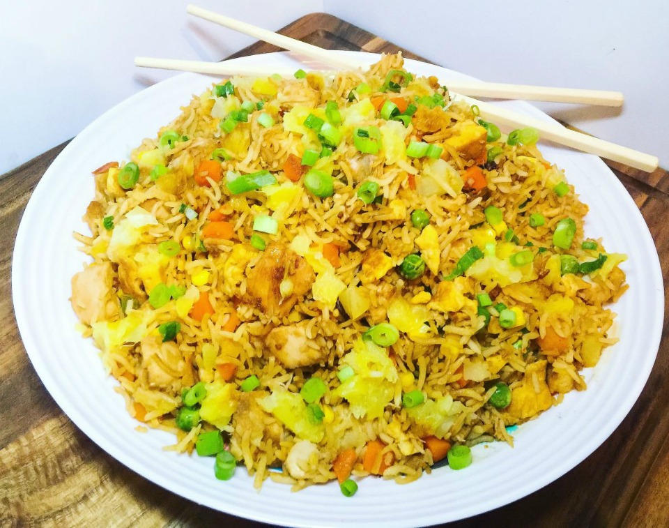 N02. Pineapple Fried rice with .......