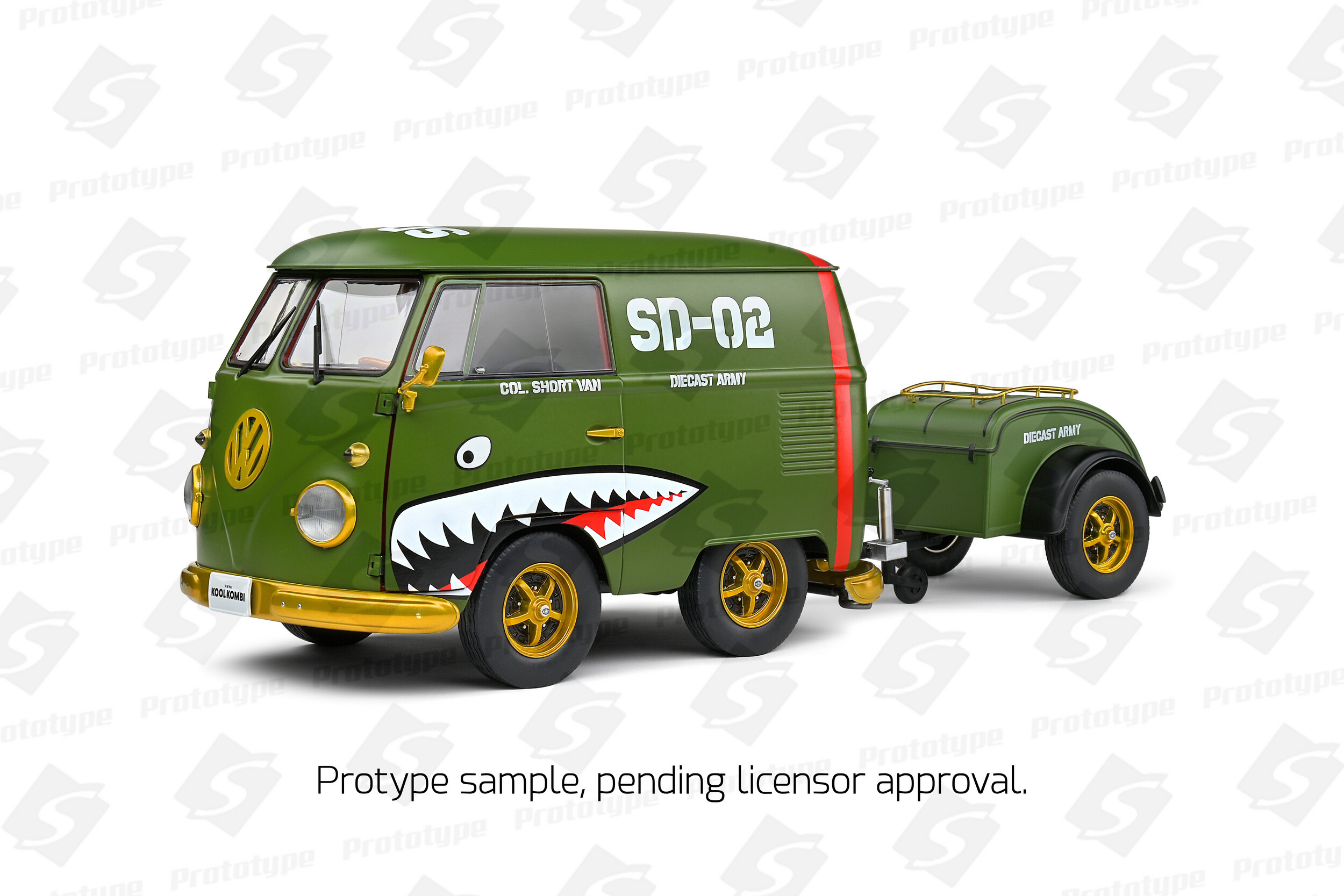 Solido 1:18 1950 VW Kool Kombi Green