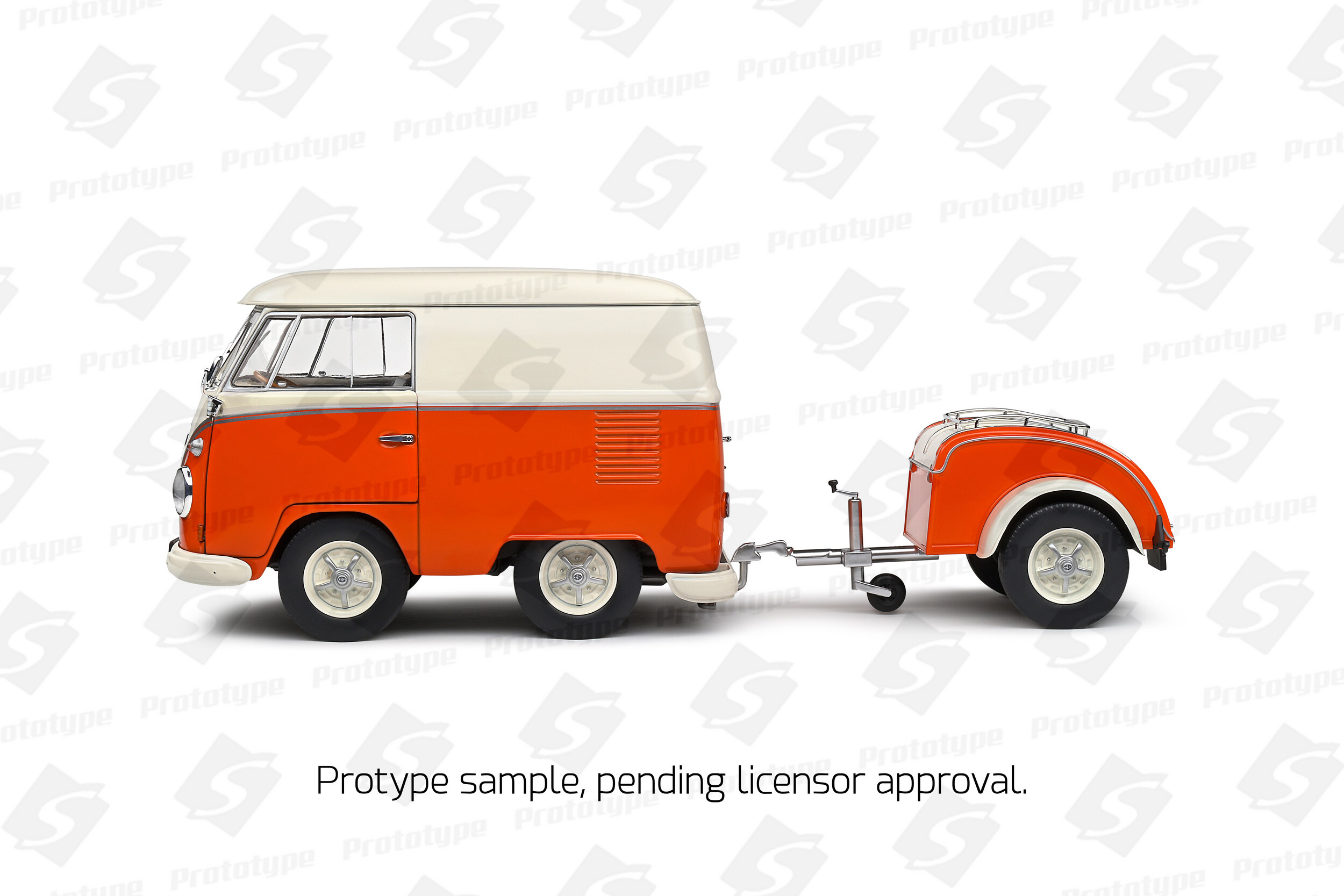 Solido 1:18 1950 VW Kool Kombi Orange & White