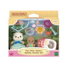 Sylvanian Family 5804 - Sea Otter Sisters Splashy Snorkel Set