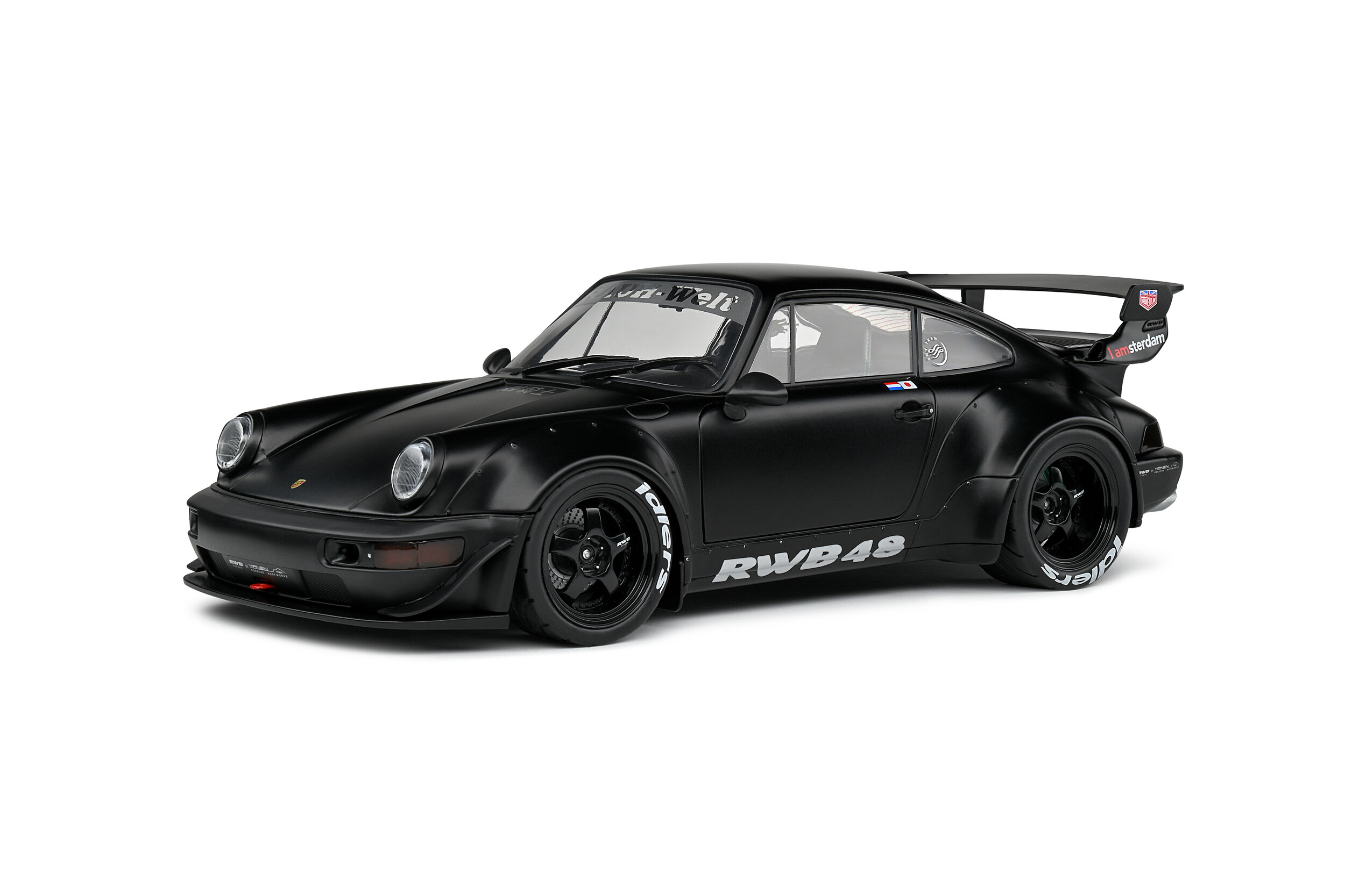 Solido 1:18 Porsche 911 RWB Bodykit - Darth Vader Black 2016