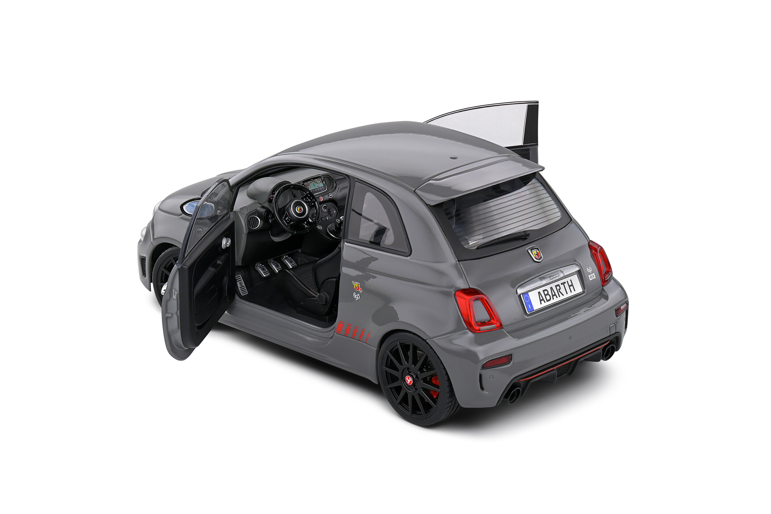 Solido 1:18 2022 Fiat 695 Abarth XSR Edition Yamaha Grey