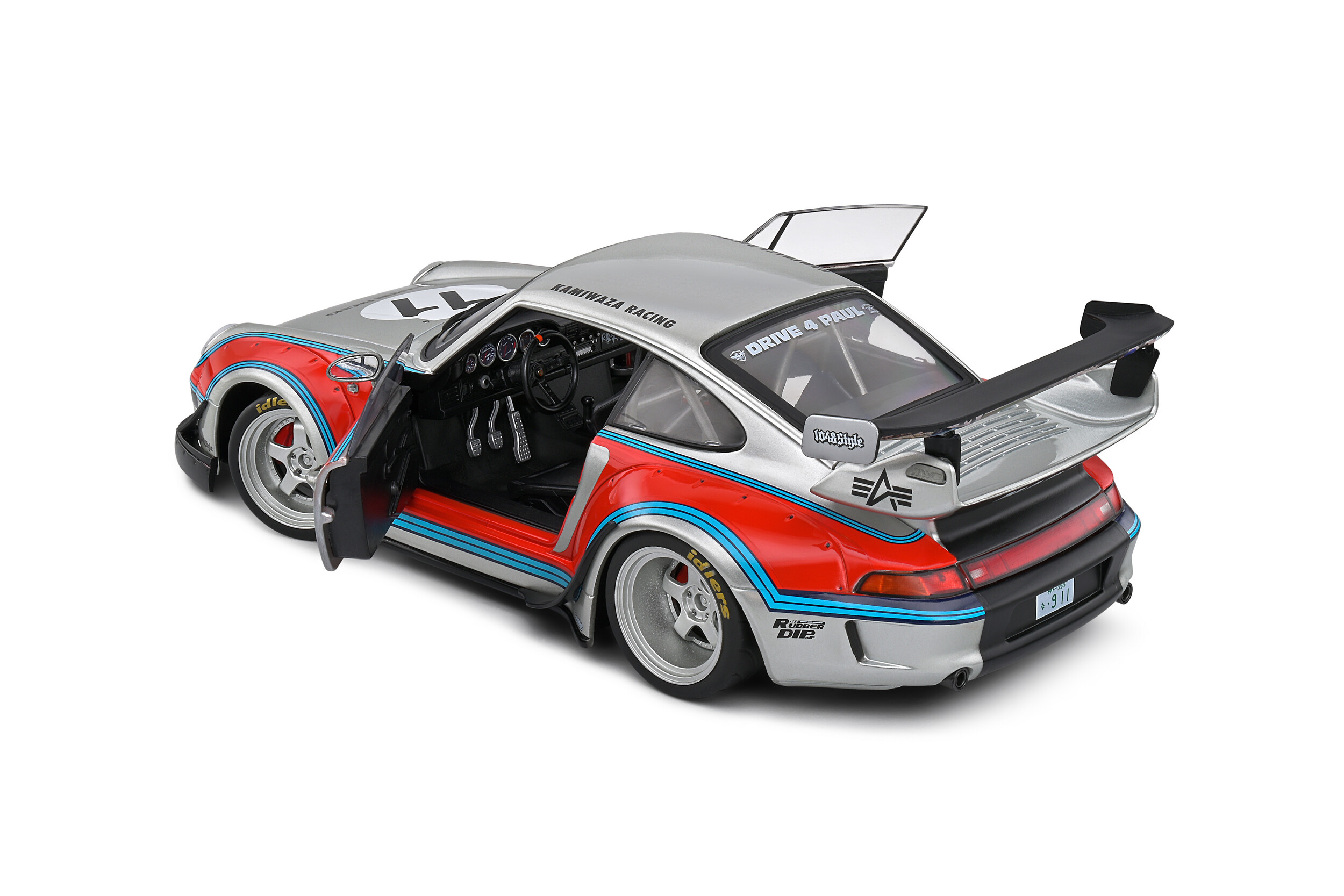 Solido 1:18 Porsche 911 (964) RWB 'Martini Grey' 2020