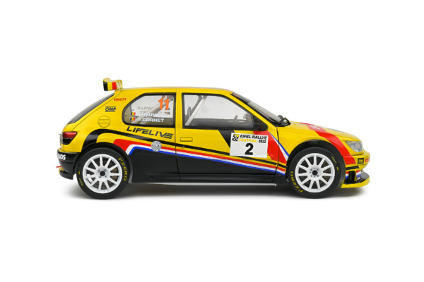 Solido 1:18 Peugeot 306 Maxi Yellow #2 T Neuville/A Cornet Eifel Rally 2022