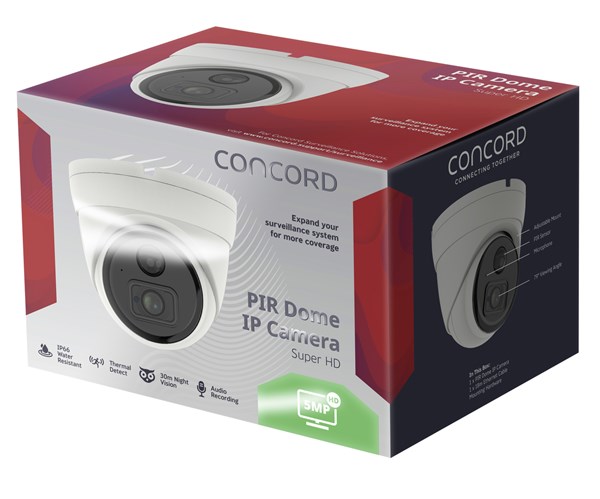 CONCORD 5MP IP DOME CAMERA