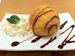 D10. Deep fried Ice cream Balls [2]