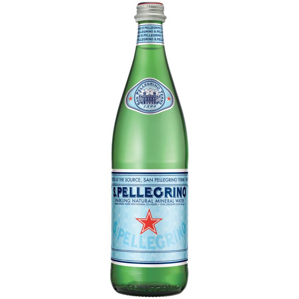 9.Sparkling Pellegrino water
