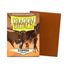 Dragon Shield Sleeves- Copper 100 Matt