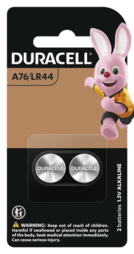 DURACELL LR44 PACK OF 2