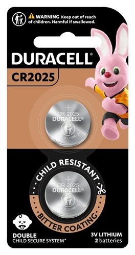 DURACELL SPECIALTY CR2025 PK2