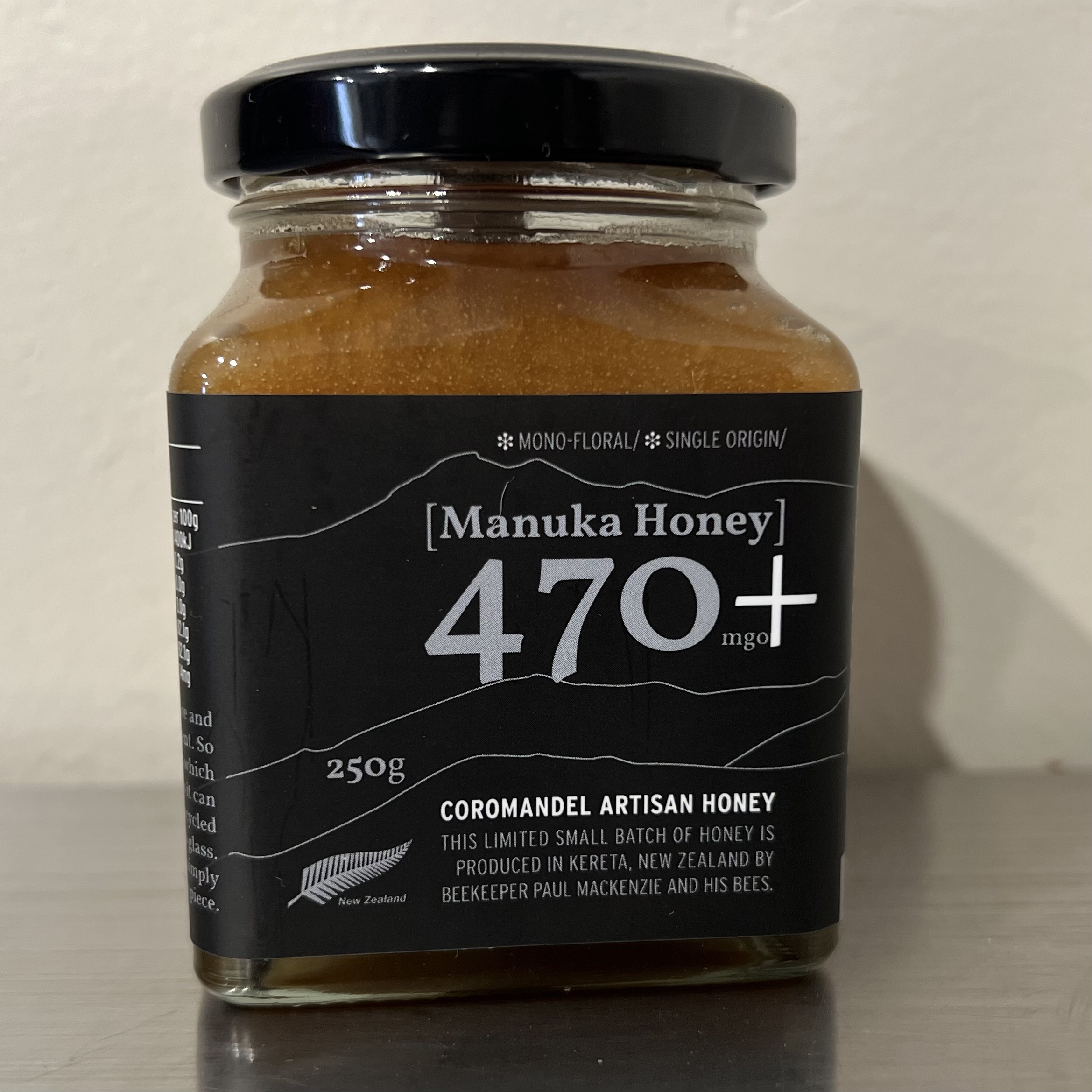 Bee Coromandel Manuka 470+ Artisan Honey 250g