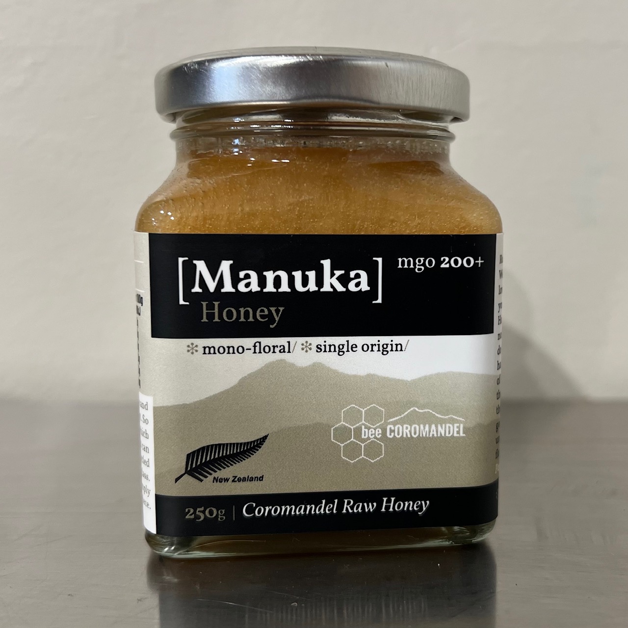 Bee Coromandel Manuka Raw Honey 250g