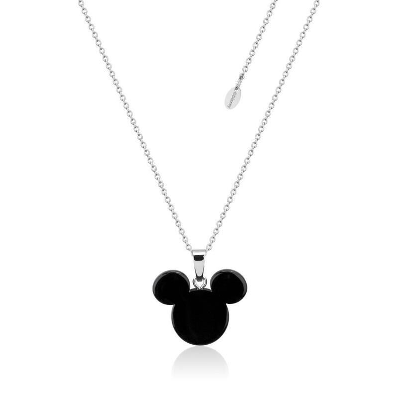 DISNEY SLAT PACK RANGE BLACK ACETATE MICKEY NECKLACE