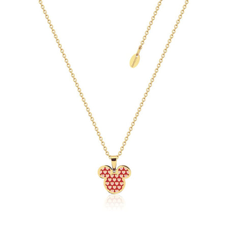 MICKEY HEART NECKLACE GP