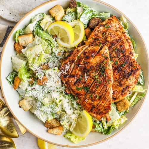 Grilled Chicken Caesar Salad (500 Cal)