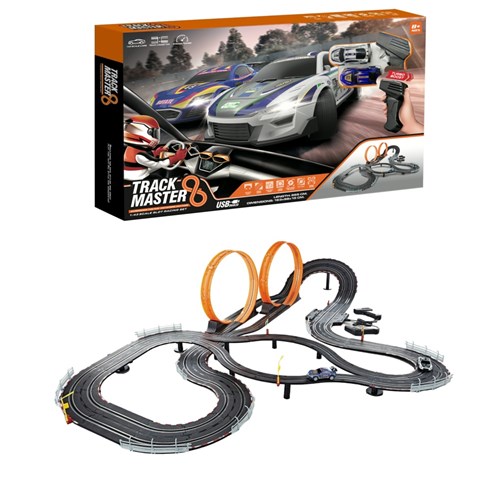 CAR SLOT R/C 1:43 865CM TRACK BATT USB