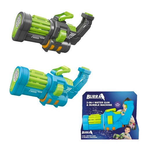 GUN WATER ELECTRIC 2IN1 BUBBLE GATLING
