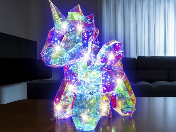 KIT PUZZLE 3D LANTERN UNICORN PRISMIC