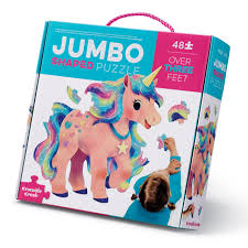 Crocodile Creek - Jumbo Unicorn Puzzle 48pc