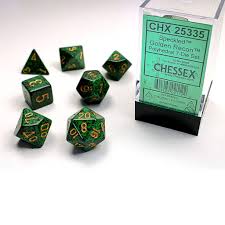 Polyhedral Dice CHX25335  Speckled Golden Recon