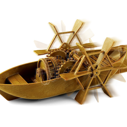 Academy Da Vinci Series number 2 Paddleboat