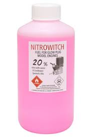 Nitrowitch 20% Nitro with castor and coolpower synthetic oils  1lt