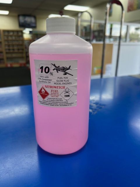 Nitrowitch 10% Nitro with castor and coolpower synthetic oils  1lt