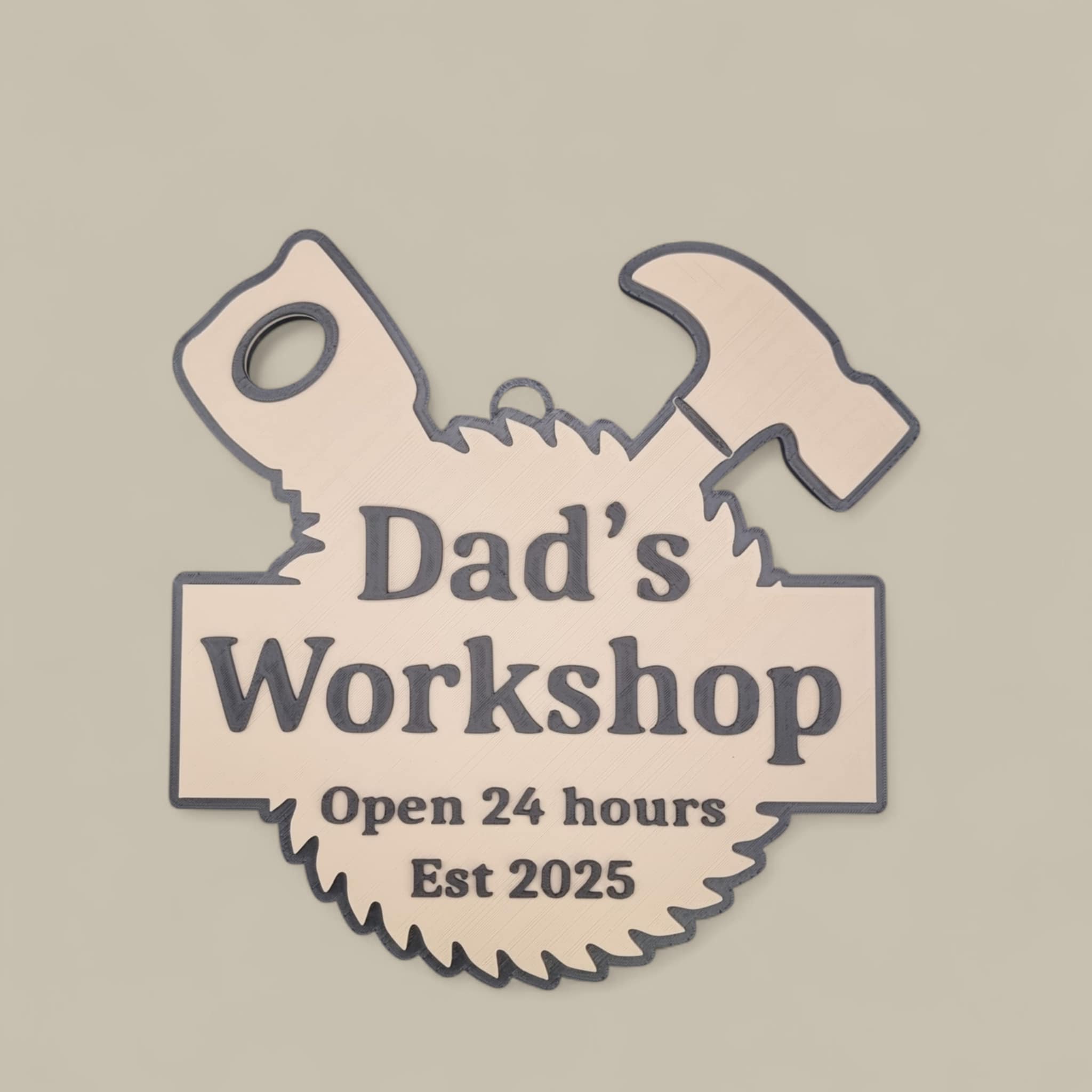 Dad's Workshop Sign