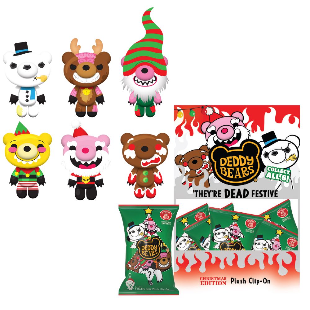Xmas Deddy Bear Blind Bag Series 1 1asst
