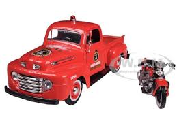MAISTO 1:24 Ford Pick up with motorcycle