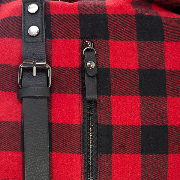 The Waikawa Bag - Black/Red