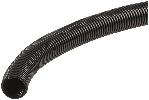 TUBE LOOM 25MM SPLIT BLK 2M