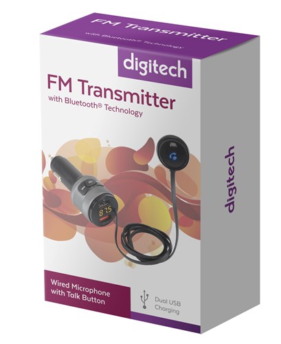 TRANSMITTER FM B/T H/FREE USB W/MIC EXT