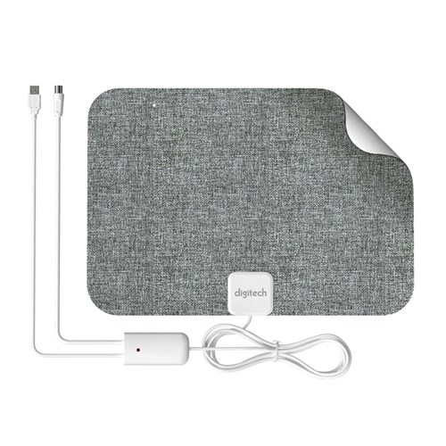 ANTENNA TV INDR THIN UHF/VHF GRY FABRC