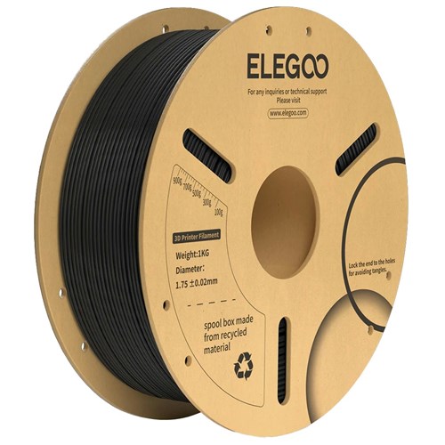 FILAMENT PLA PLUS BLK 1.7MM 1KG RL