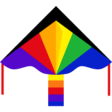 Ecoline Rainbow 120cm Kite - simple flyer