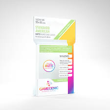 Game Genic Sleeves 59 x 91mm- Standard American (non glare) Matte Board