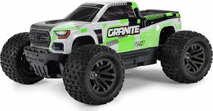 Arrma 1/10 GRANITE MEGA 665 4X4 RTR Brushed Monster Truck, Green - ARA4202V4T1