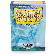 Dragon Shield Sleeves- Clear  100 Matt