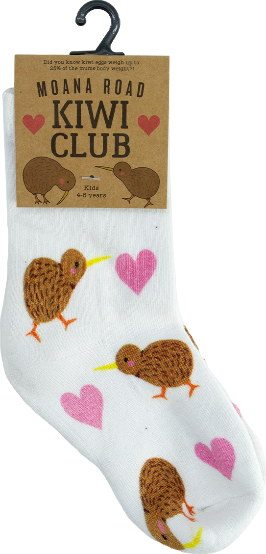 Socks - Kiwi Heart 4-6
