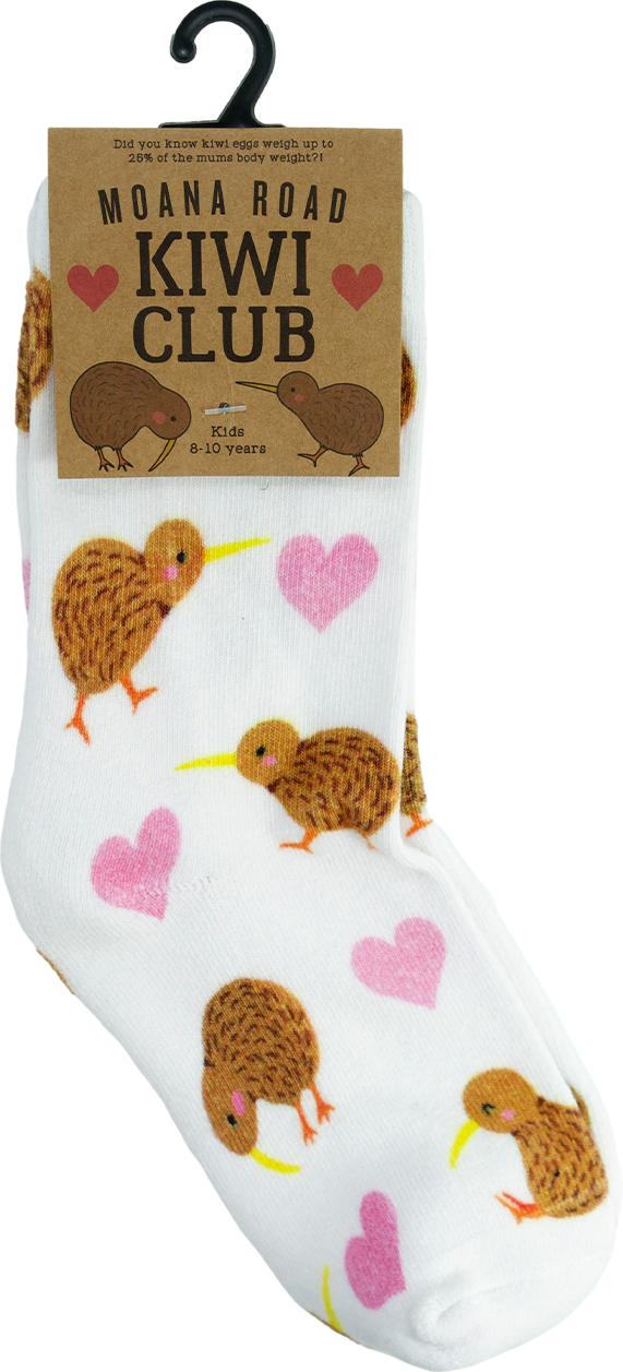 Socks - Kiwi Heart 8-10
